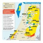 Ehud Olmerts fredsplan, presentert for Mahmoud Abbas i 2008. Ehud Olmerts fredsplan, presentert for Mahmoud Abbas i 2008.