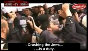 Skjermdump fra video på internett som viser Haniyehs ankomst til Tunisia.