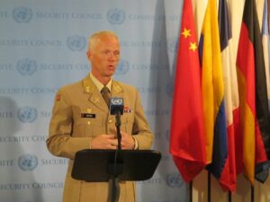 Den norske lederen for FNs observatørstyrker i Syria, Robert Mood. (Foto: Norges ambassade i New York)