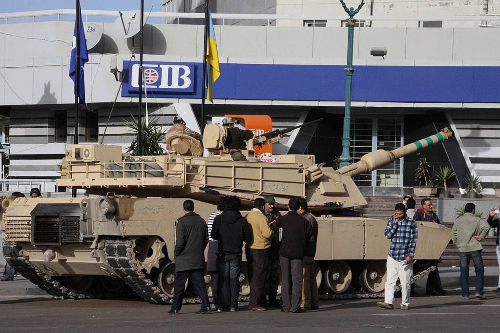 Egyptisk M1 Abrams stridsvogn. (Foto: Wikimedia Commons)