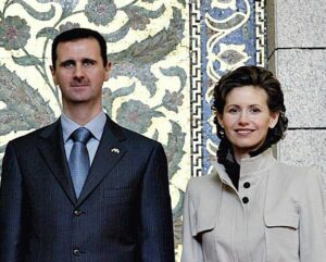 Syria-president Bashar Assad sammen med sin kone Asma. (Illustrasjon: Wikipedia)