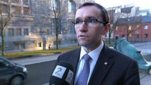 Utenriksminister Espen Barth Eide. (Skjermdump fra TV2)