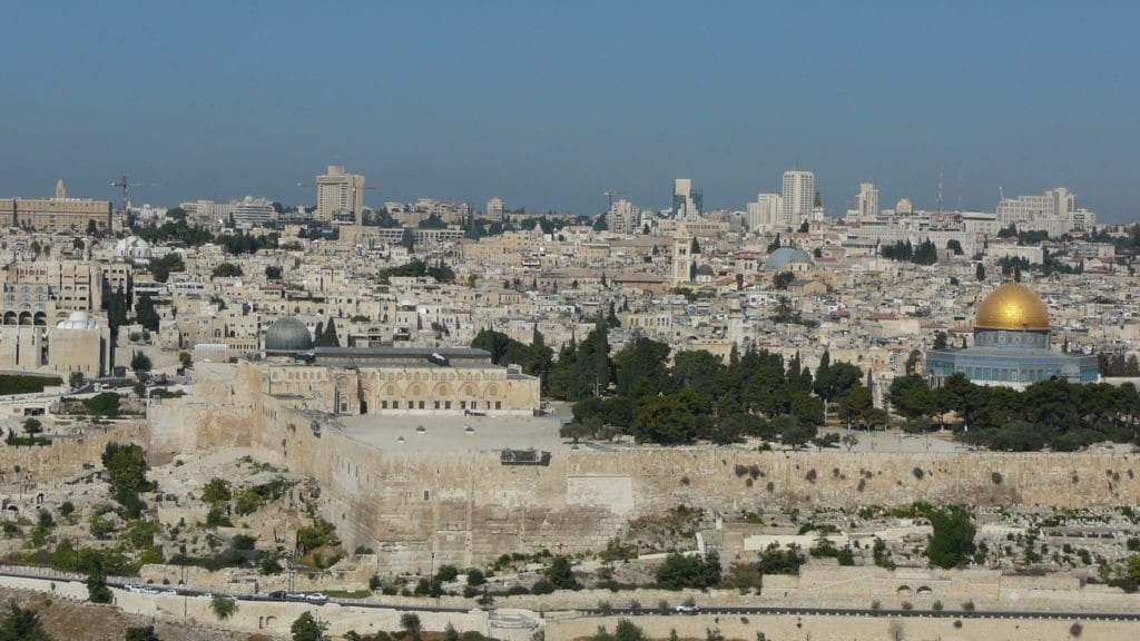 Gamlebyen i Øst-Jerusalem, sett fra Oljeberget. (Foto: flickr.com)