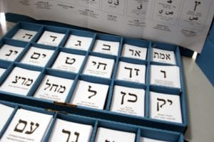 Israelske valgsedler (Foto: Ari Bronstein)