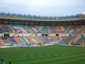 Teddy Stadium i Jerusalem (33.000 seter) er finalearena under U-21 EM i Israel i juni. (Foto: Wikipedia)