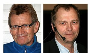 Mads Gilbert og Erik Fosse. (Foto: Wikimedia Commons)