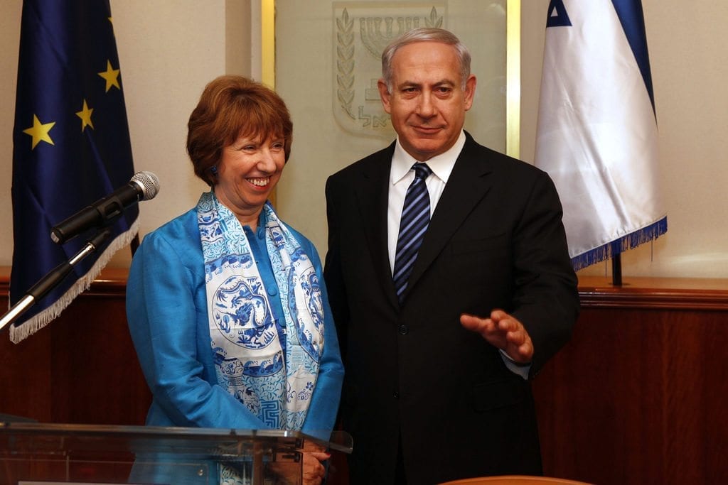 EUs utenriksminister Catherine Ashton og Israels statsminister Benjamin Netanyahu (Foto: European External Action Service, flickr.com)