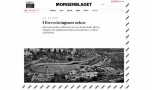 Skjermdump fra Morgenbladet.no.
