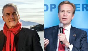 Jonas Gahr Støre var Arbeiderpartiets utenriksminister fra 2005 til 2012. Børge Brende har vært utenriksminister for Høyre fra høsten 2013. (Foto: Arbeiderpartiet og Clarissa Villondo, Verdensbanken, flickr)