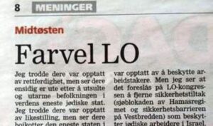 Faksmile fra avisen Lister onsdag 10. mai.