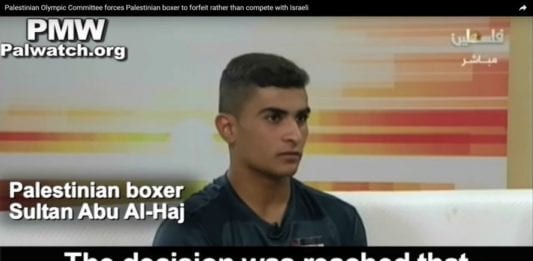 Sultan Abu Al-Haj i studio hos PA TV (Skjermdump fra Youtube)