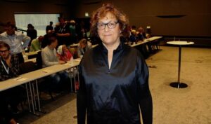 Canadas tidligere ambassadør i Israel, Vivian Bercovici, besøkte MIFF Forum på Gardermoen. (Foto: Bjarte Bjellås)