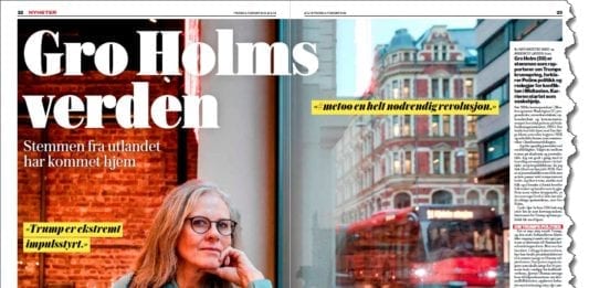 Faksmile fra VG 9. februar 2018.