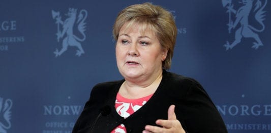Statsminister Erna Solberg. (Foto: Torbjørn Kjosvold, Forsvaret, flickr)